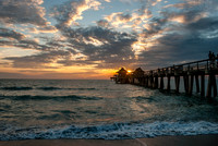 Sunset on Naples Pier-2
