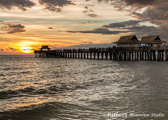 Naples Pier Sunset-2
