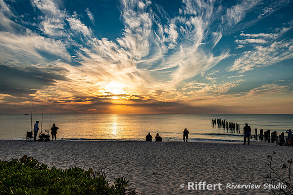 Old Pilings Sunset