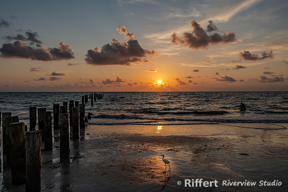 Sunset at the Old Pilings