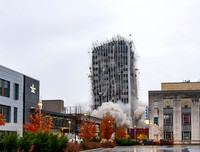 Implosion of 420 Main Building - Evansville, IN-4