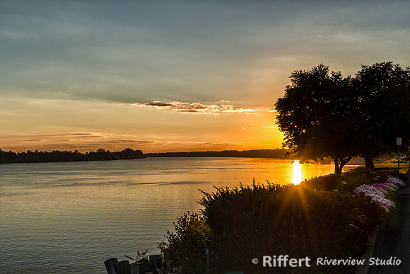 Riverfront Sunset