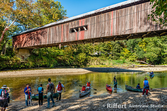 Cox Ford Covered Bridge over Sugar Creek-2