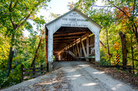 Cox Ford Covered Bridge over Sugar Creek-3