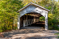Narrows Covered Bridge over Sugar Creek