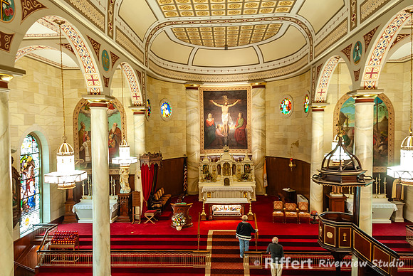 Inside St. Francis Xavier Catholic Church-2
