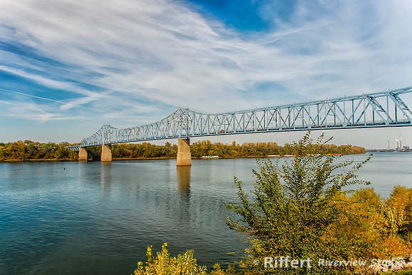 Blue Bridge over Ohio River-2