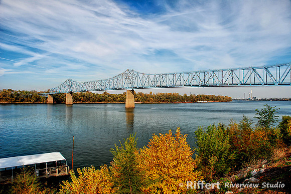 Blue Bridge over Ohio River
