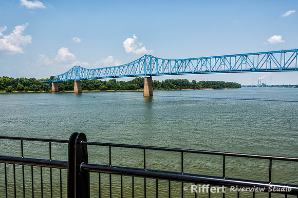 Blue Bridge over Ohio River-3