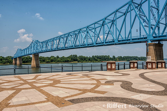 Blue Bridge over Ohio River-4