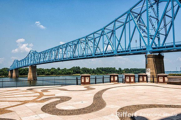 Blue Bridge over Ohio River-5