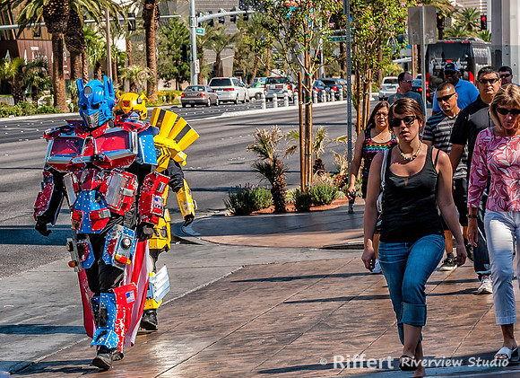 Strange Scene on the Strip