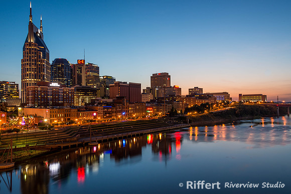 Nashville Skyline at Night