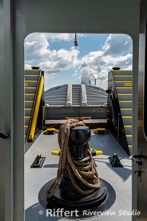 Aboard the Larry Y. Strain