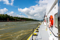 Aboard the Larry Y. Strain
