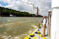 Aboard the Larry Y. Strain