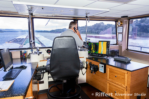 Aboard the Larry Y. Strain