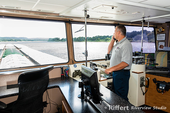 Aboard the Larry Y. Strain