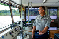 Aboard the Larry Y. Strain