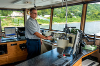 Aboard the Larry Y. Strain