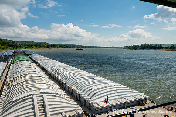 Aboard the Larry Y. Strain