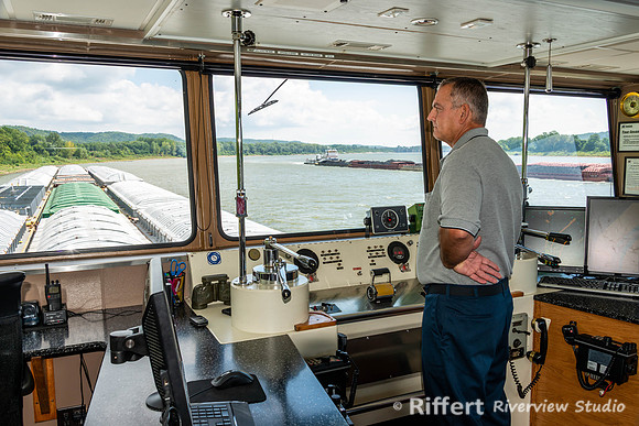 Aboard the Larry Y. Strain