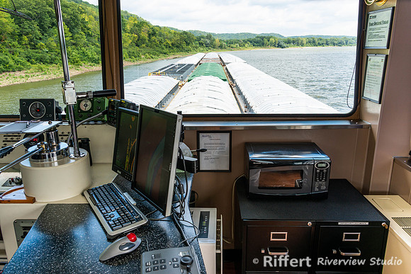 Aboard the Larry Y. Strain