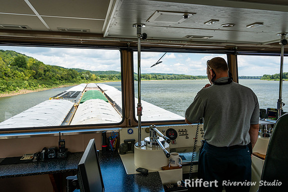 Aboard the Larry Y. Strain