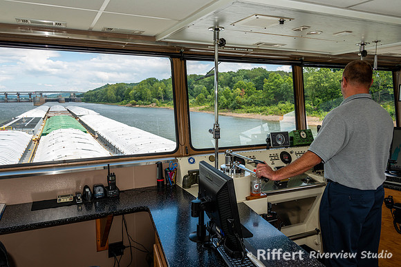 Aboard the Larry Y. Strain
