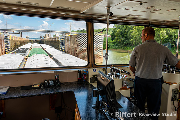Aboard the Larry Y. Strain