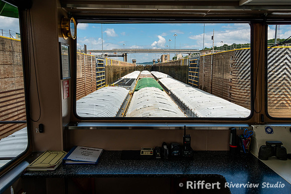 Aboard the Larry Y. Strain