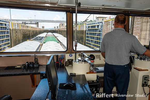Aboard the Larry Y. Strain