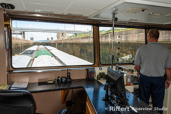 Aboard the Larry Y. Strain