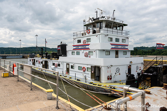 Aboard the Larry Y. Strain