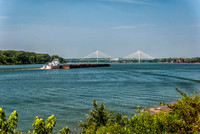 Barge on the River