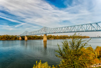 Blue Bridge over Ohio River