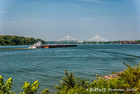 Barge on the River