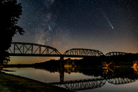 Comet Tsuchinshan-Atlas And Milky Way