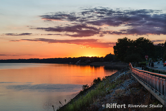 Newburgh Riverfront Sunset